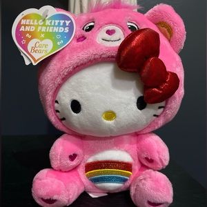 Hello Kitty X Care Bears In Cheer Bear Costume  Brand new!